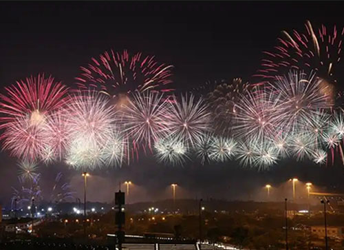 札达县焰火晚会